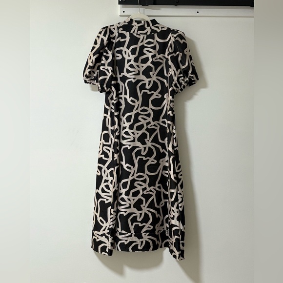 Hampton Black and White Midi Dress - Picture 3 of 6